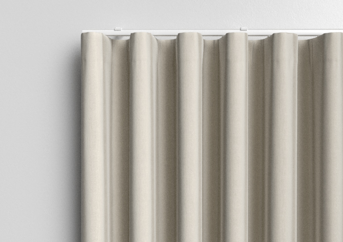 Corrugation, Pale Cream - Made to Measure Curtains - Image 13